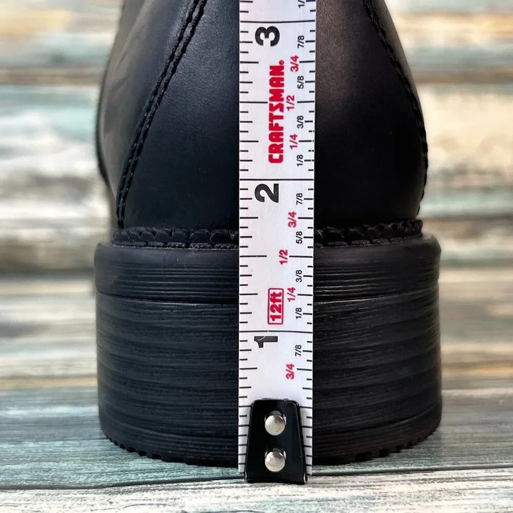Clarks Maye Ease Ankle Boot Womens 7M Black Leather Block Heel Comfort Zip Up